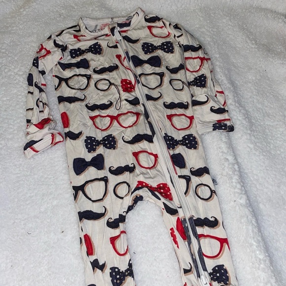 Little Bum Bums Other - Little Bum Bums “kiss my stache” footless pjs